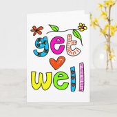 KAART MET BETERSCHAPSWENSEN (Gele Bloem)