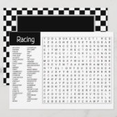 Kaart met betrekking tot sportactiviteiten (Voorkant / Achterkant)