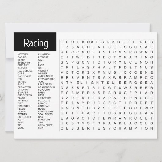 Kaart met betrekking tot sportactiviteiten (Voorkant)