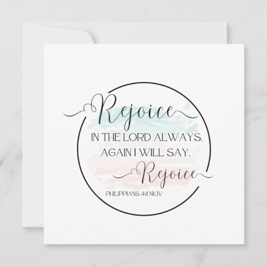 Kaart met Bijbelvers (Voorkant)