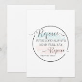 Kaart met Bijbelvers (Voorkant / Achterkant)