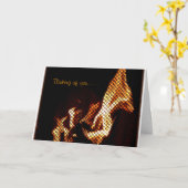 Kaart met bijzondere vlammen (Gele Bloem)