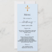 Kaart met blauwe pastels (Voorkant)