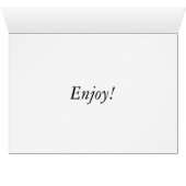 Kaart met bloemen (Binenzijde Horizontaal (Onderkant))