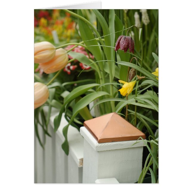 Kaart met bloemen (Voorkant)