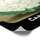 Kaart met bloemkool voor zaaigoed Co. pakket Fredo Poster (Hoek)