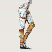  kaart met bruine inktvis leggings (Rechts)