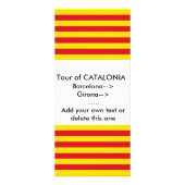 Kaart met Catalaanse vlag (Voorkant)