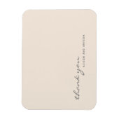 Kaart met dank aan uw Kaart met wielperzik modern Magneet (Verticaal)