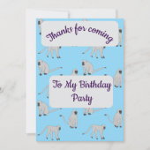 Kaart met dank aan Velvet Monkeys (Voorkant)