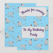 Kaart met dank aan Velvet Monkeys (Voorkant / Achterkant)