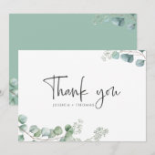 Kaart met dankbetuiging (Voorkant / Achterkant)