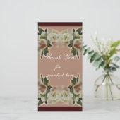 Kaart met dankbetuiging (set van 10) (Staand voorkant)