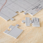 Kaart met de talen van de wereld legpuzzel (Zijkant)