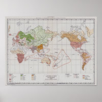Kaart met de talen van de wereld