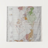 Kaart met de talen van de wereld wandkleed (Voorkant (horizontaal))