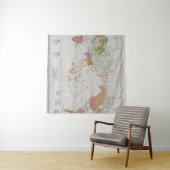 Kaart met de talen van de wereld wandkleed (In Situ (horizontaal))