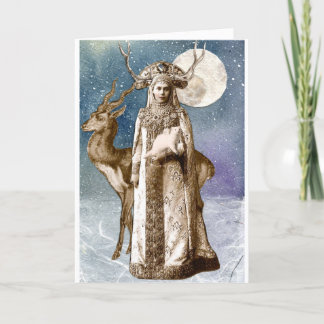 Kaart met de Vergroeten Kaart van Goddess Solstice