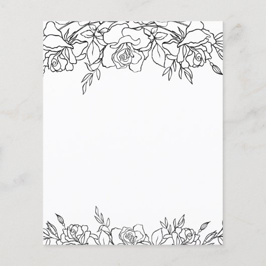 Kaart met details over Rozen bruiloft (Achterkant)