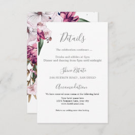 Kaart met Disco Ball Floral - Details behuizing