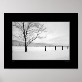 Kaart met eenzaamheid poster