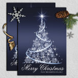 Kaart met elegante kerst<br><div class="desc">Festief en elegant kerstwenskaart</div>