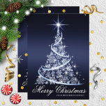Kaart met elegante kerst<br><div class="desc">Festief en elegant kerstwenskaart</div>