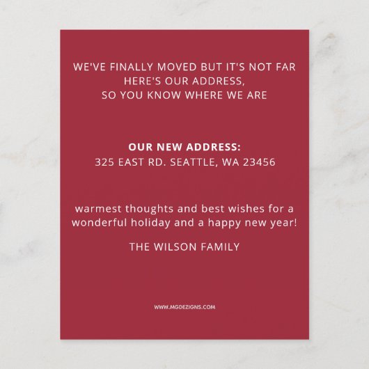 Kaart met feestdag in de plenaire vergadering (Achterkant)