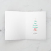 Kaart met feestdagen met weinig kerstdagen (Binnen)