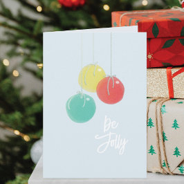 Kaart met feestdagen met weinig kerstdagen