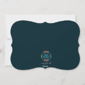 Kaart met feestelijke kerstfoto's (Achterkant)