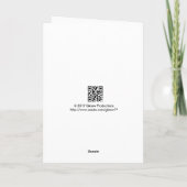 Kaart met felicitatie voor huwelijksverjaardag (Achterkant)