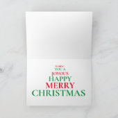 Kaart met fijne kerst (Binnen)