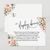 Kaart met Floral Confetti-behuizing weergeven (Voorkant / Achterkant)