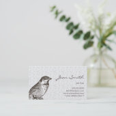  kaart met Floral-patroonprofiel Visitekaartje (Staand voorkant)