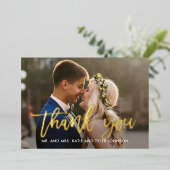 Kaart met geborsteld Charm REAL FOLIE Foto (Staand Voorkant)