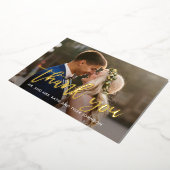 Kaart met geborsteld Charm REAL FOLIE Foto (Gedraaid)