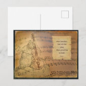 Kaart met gedicht Rumi (Voorkant / Achterkant)