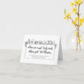 Kaart met gefeliciteerde katholieke bruiloft (Gele Bloem)