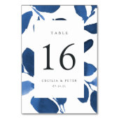 Kaart met gepersonaliseerd botanisch tabelnummer (Achterkant)