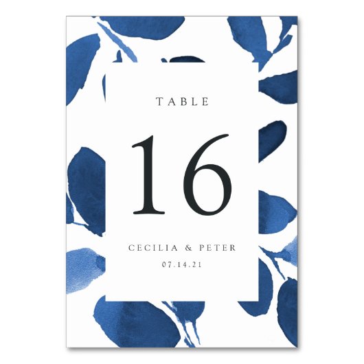 Kaart met gepersonaliseerd botanisch tabelnummer (Achterkant)