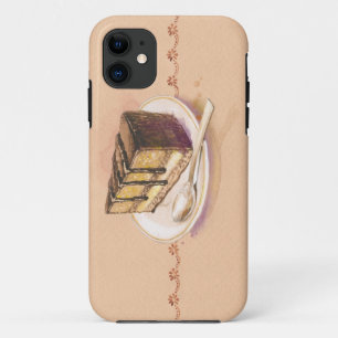 Kaart met geverfde waterverf taart Case-Mate iPhone case