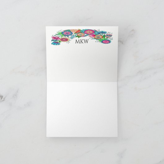 Kaart met gezegende nota (Binnen)