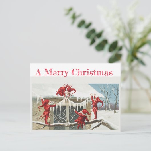 kaart met gnomen (Staand voorkant)