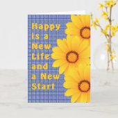 Kaart met goedkope gele bloemen (Gele Bloem)