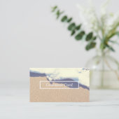 kaart met golfcommentaar visitekaartje (Staand voorkant)