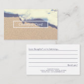 kaart met golfcommentaar visitekaartje (Voorkant / Achterkant)