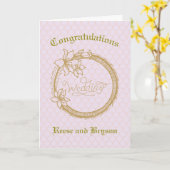 Kaart met goudkleurige baard (Gele Bloem)