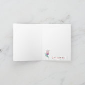 Kaart met grillige tulpen (Binnen)