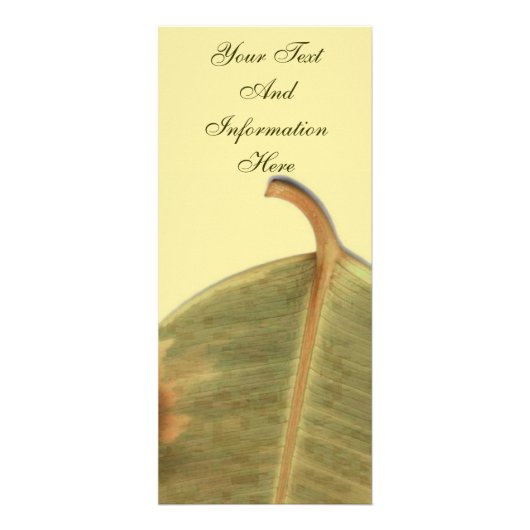 Kaart met groen verlaten rack (Voorkant)